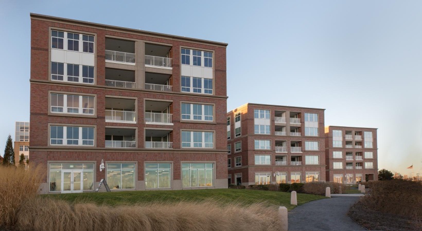 Harborview at The Navy Yard apartments with balconies